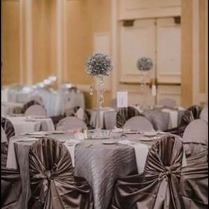 10 round table cloths + extra fabric